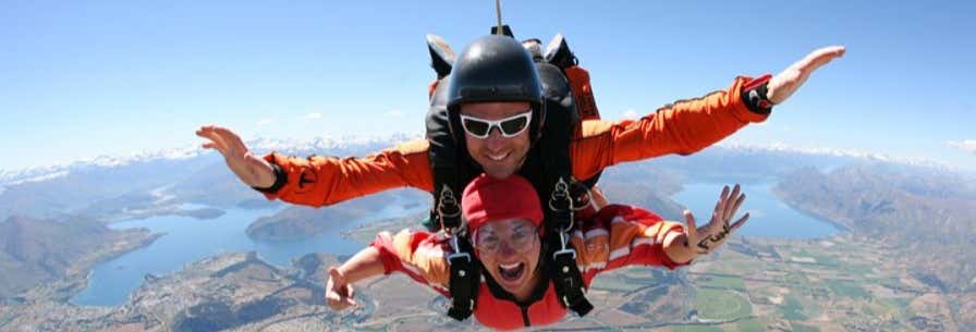 Salto in paracadute a Wanaka