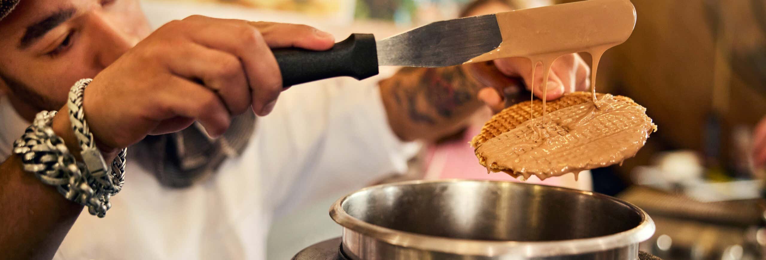 Laboratorio di stroopwafels ad Amsterdam