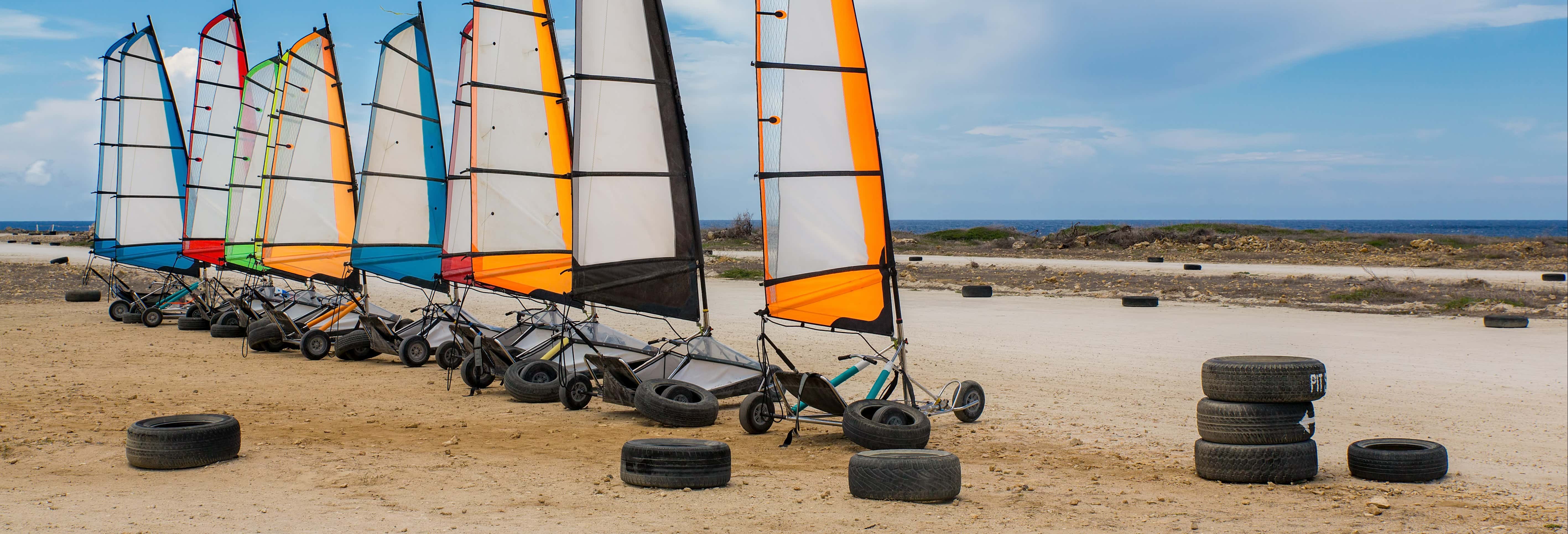 Landsailing en Bonaire