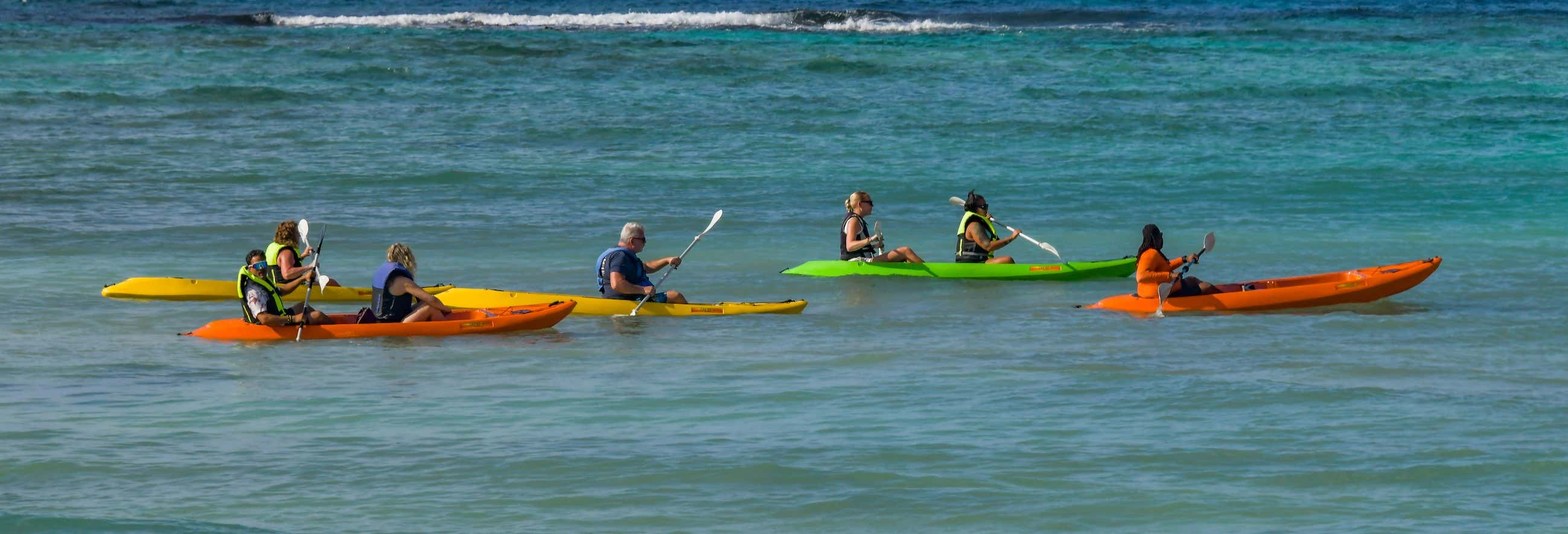 Tour di Sea Glass island in kayak