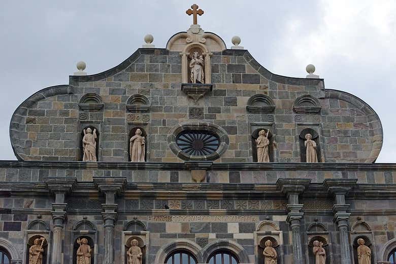 Detail of the cathedral façade - Detail of the cathedral façade