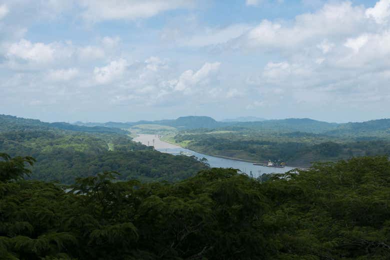 Look out onto the Panama Canal - Look out onto the Panama Canal