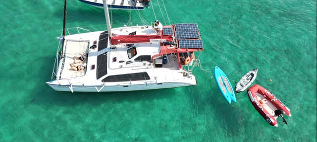 Escursione a Playa Blanca e Venas Azules in barca