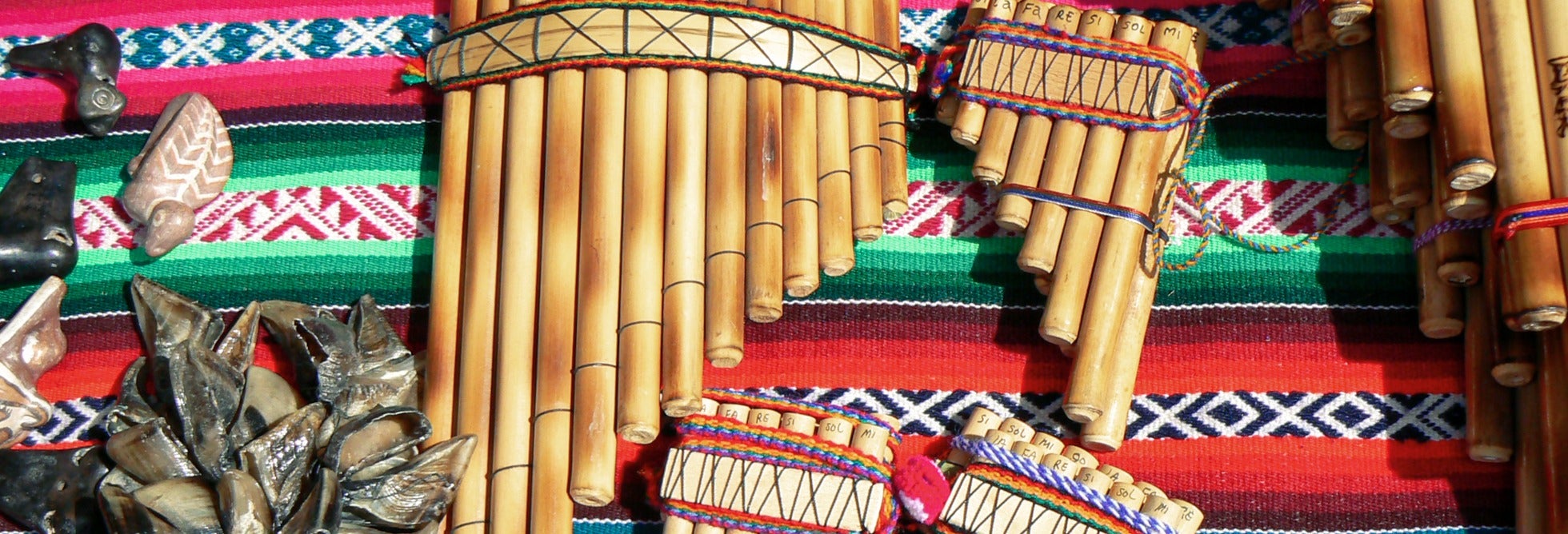 Oficina de flauta de pã em Cusco