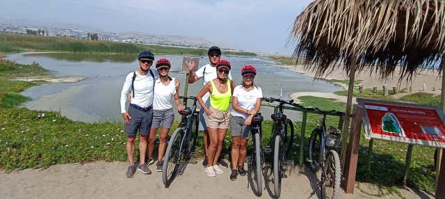 Tour in bicicletta di Miraflores e Barranco + Visita ai Pantanos de Villa