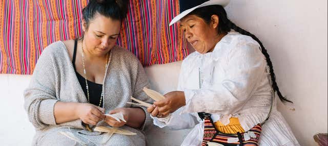 Taller de artesanía tradicional en Maras