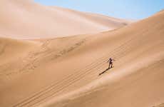 Sandboarding in Cerro Blanco