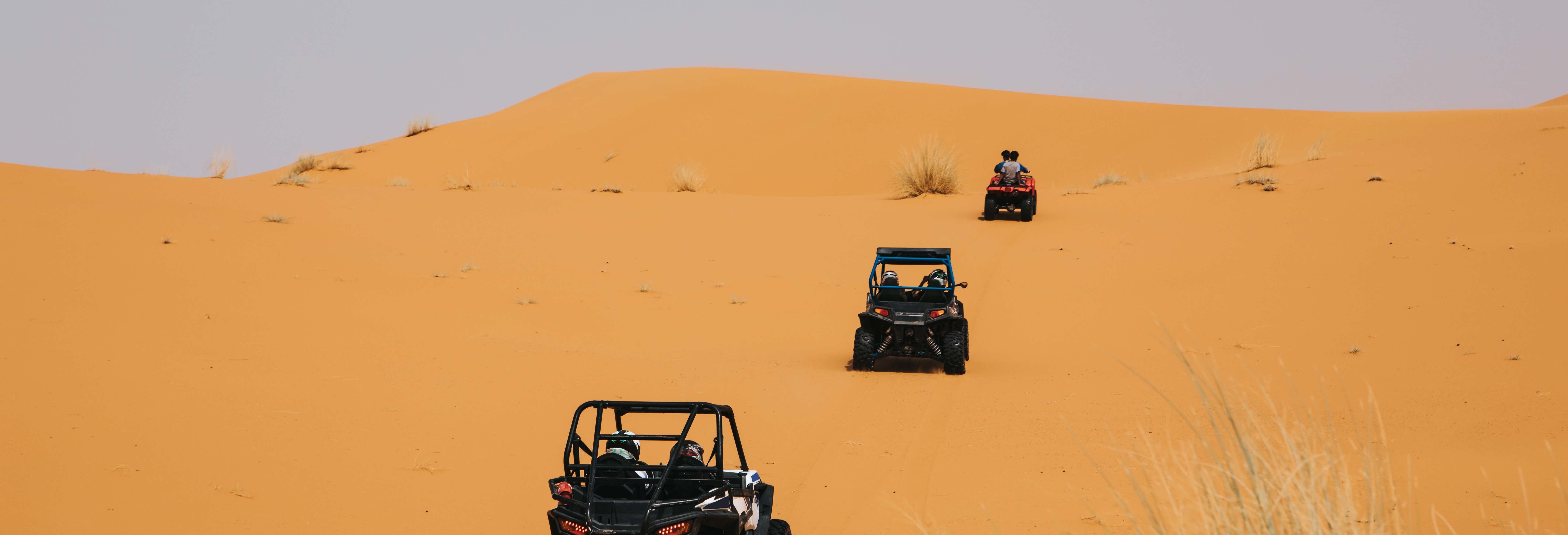 Buggy and Sandboarding in the Usaka Desert