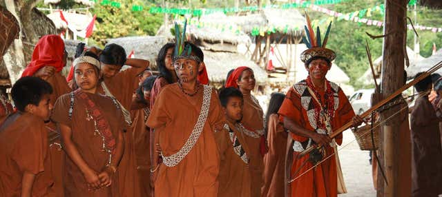 Visita di un villaggio asháninka