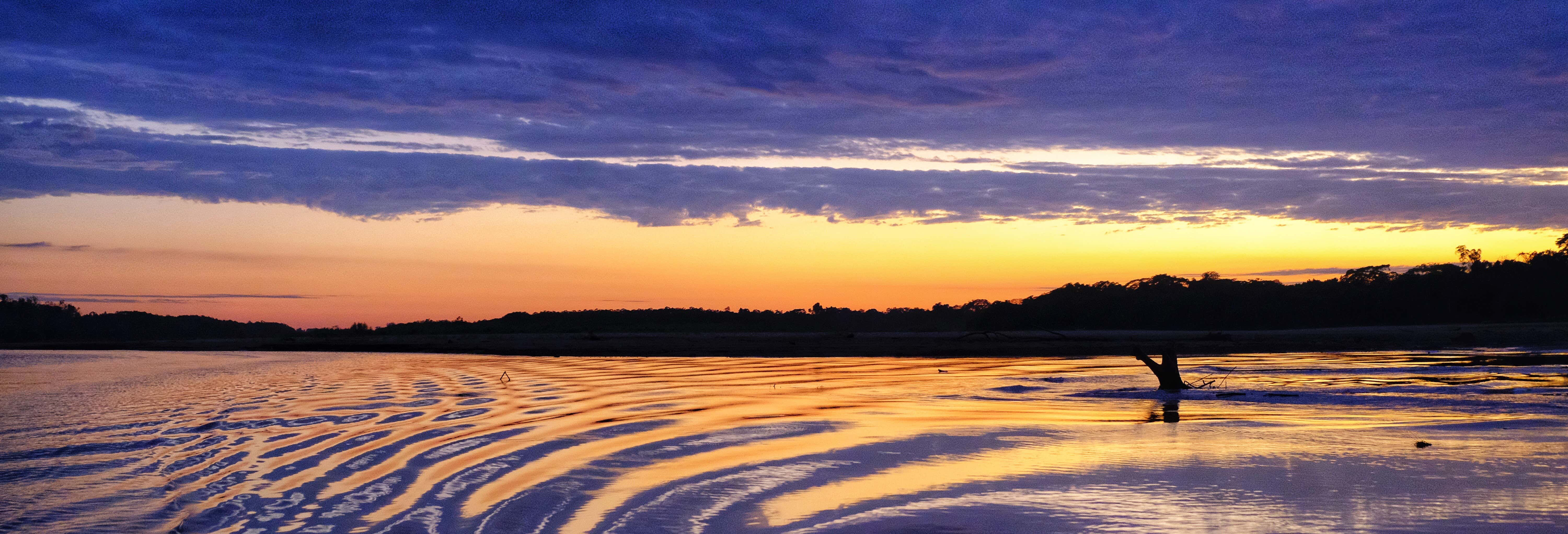 Sunset River Boat