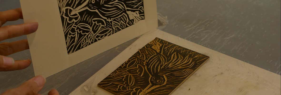 Laboratorio di incisione a Lamas