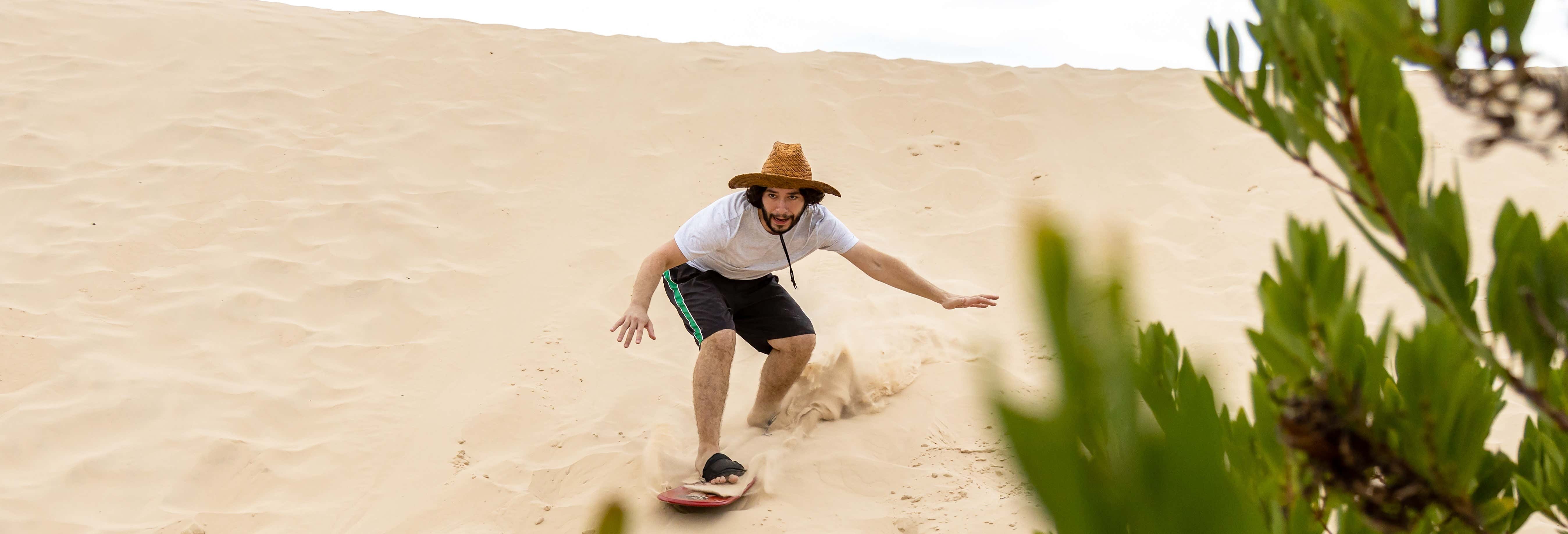 Sandboarding in Conache