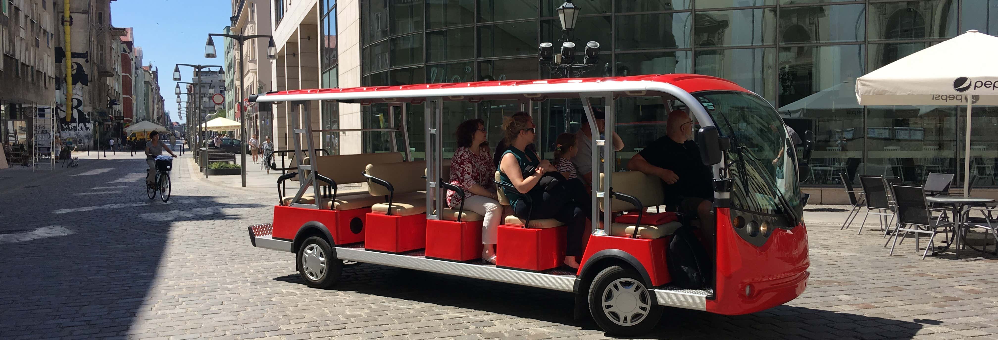 Tour privato di Breslavia in auto elettrica