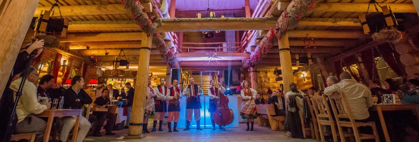 Espetáculo de folclore polaco com jantar