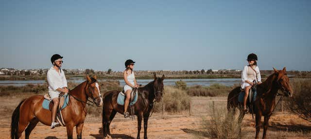 Passeggiata a cavallo a Lagoa dos Salgados