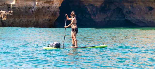 Paddle surf nelle grotte di Albufeira