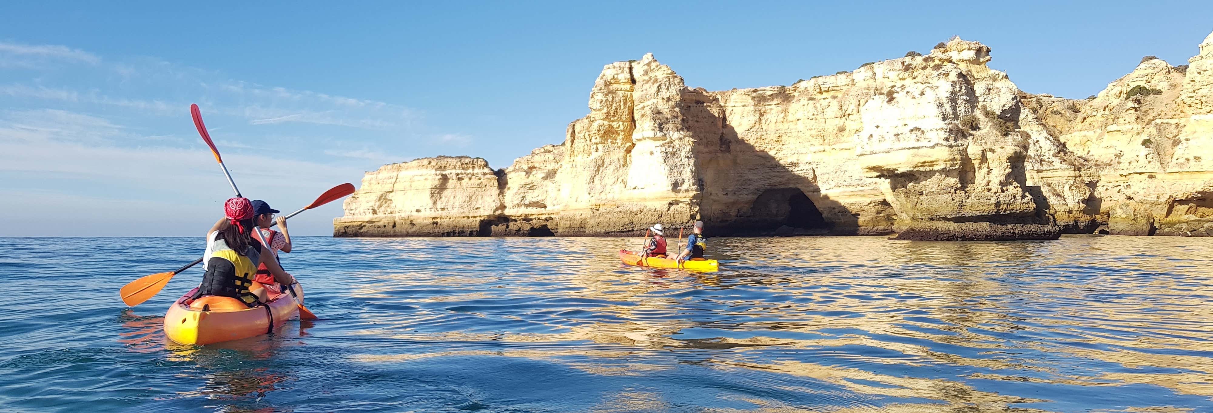 La Marina & Albandeira Beaches Kayaking Tour