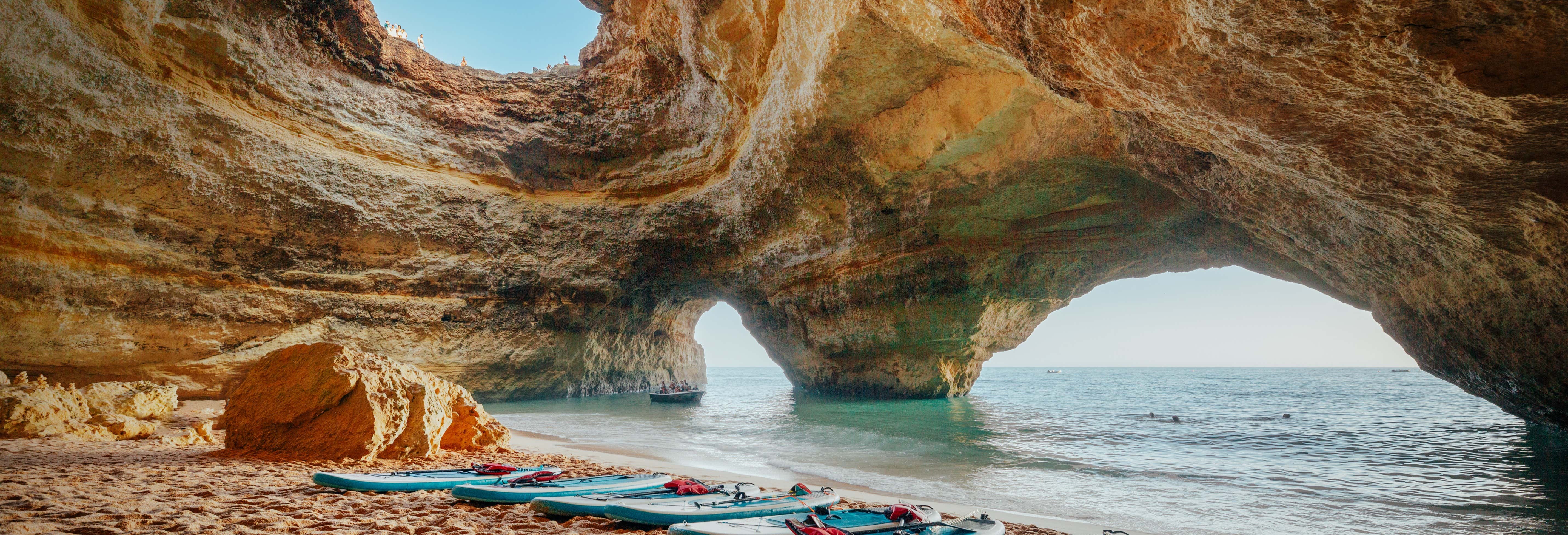 Paddle Boarding in the Benagil Caves