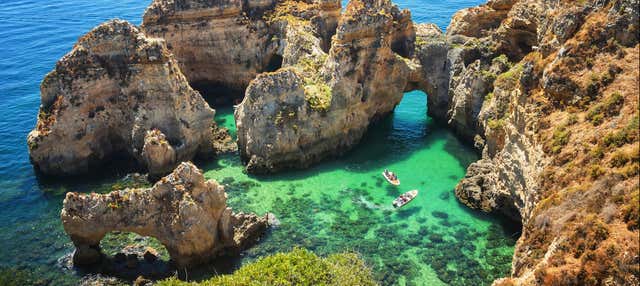 Crociera alle grotte di Ponta da Piedade con pranzo