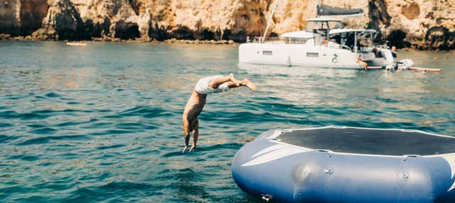 Giro in barca a Lagos + Trampolino acquatico