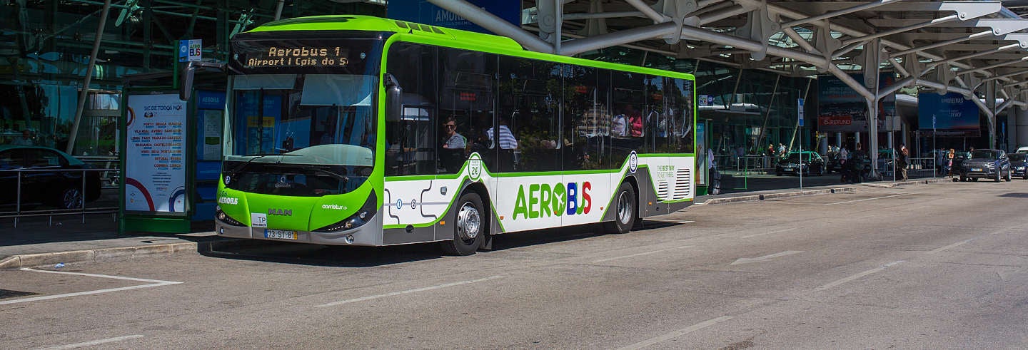 Ônibus entre o aeroporto e Lisboa