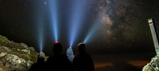 Arrampicata notturna sul Monte Pico