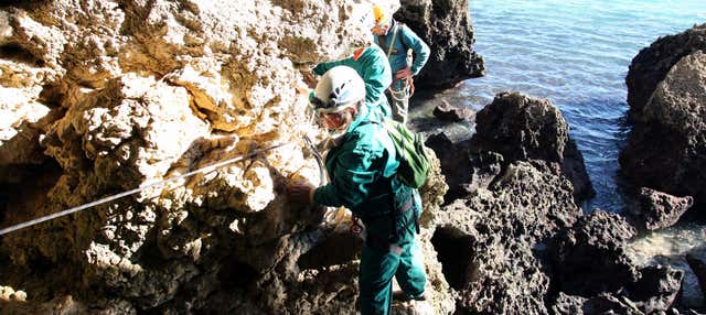 Speleologia nella grotta di Lapa Verde