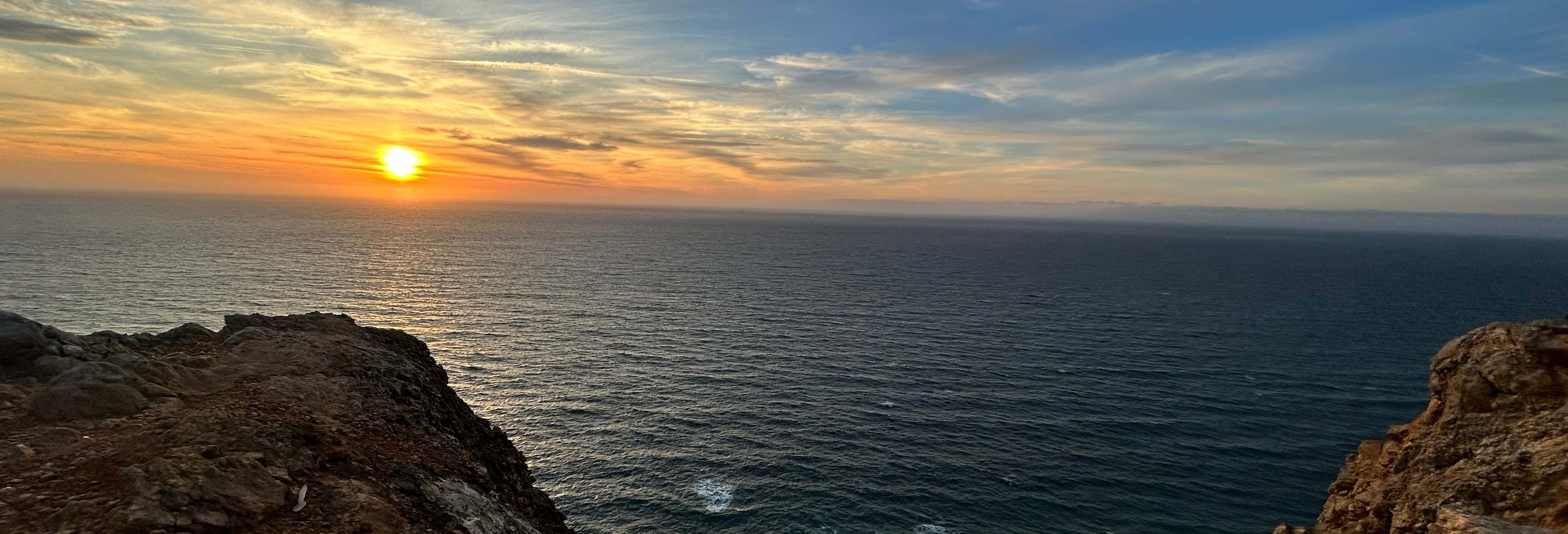 Giro in barca a Cabo Espichel al tramonto