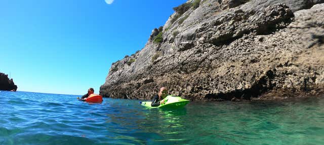 Snorkeling board a Sesimbra