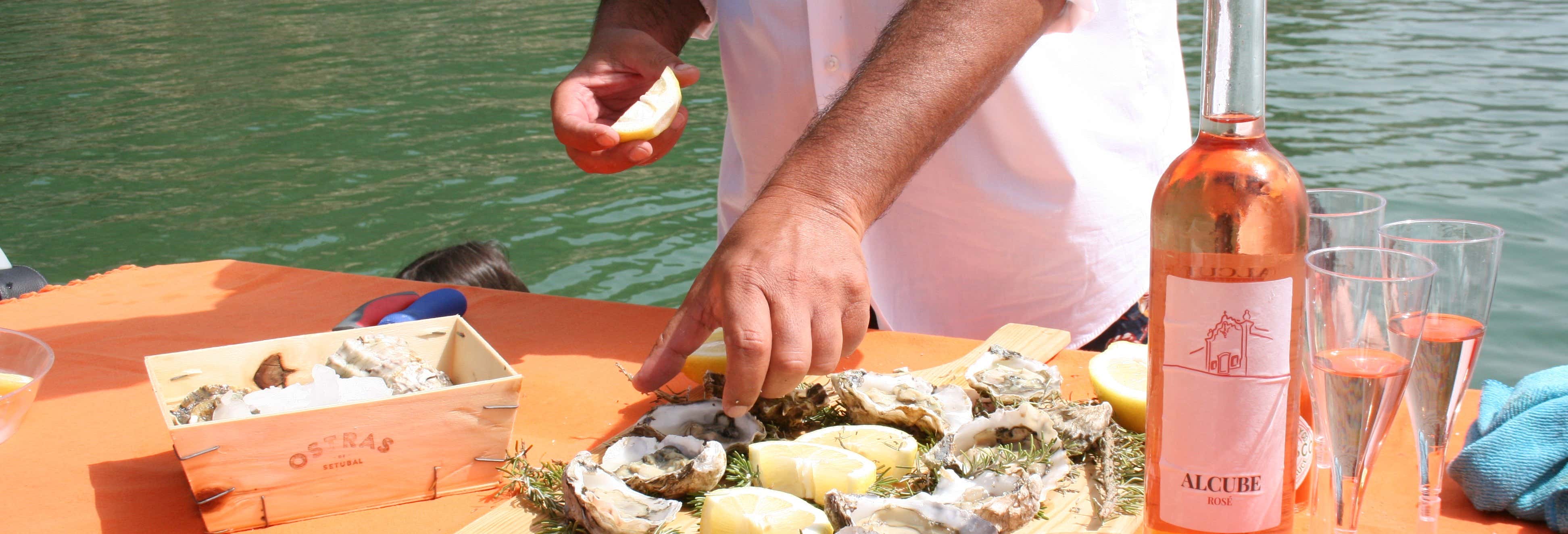 Setúbal Sunset Boat Ride + Oyster Tasting