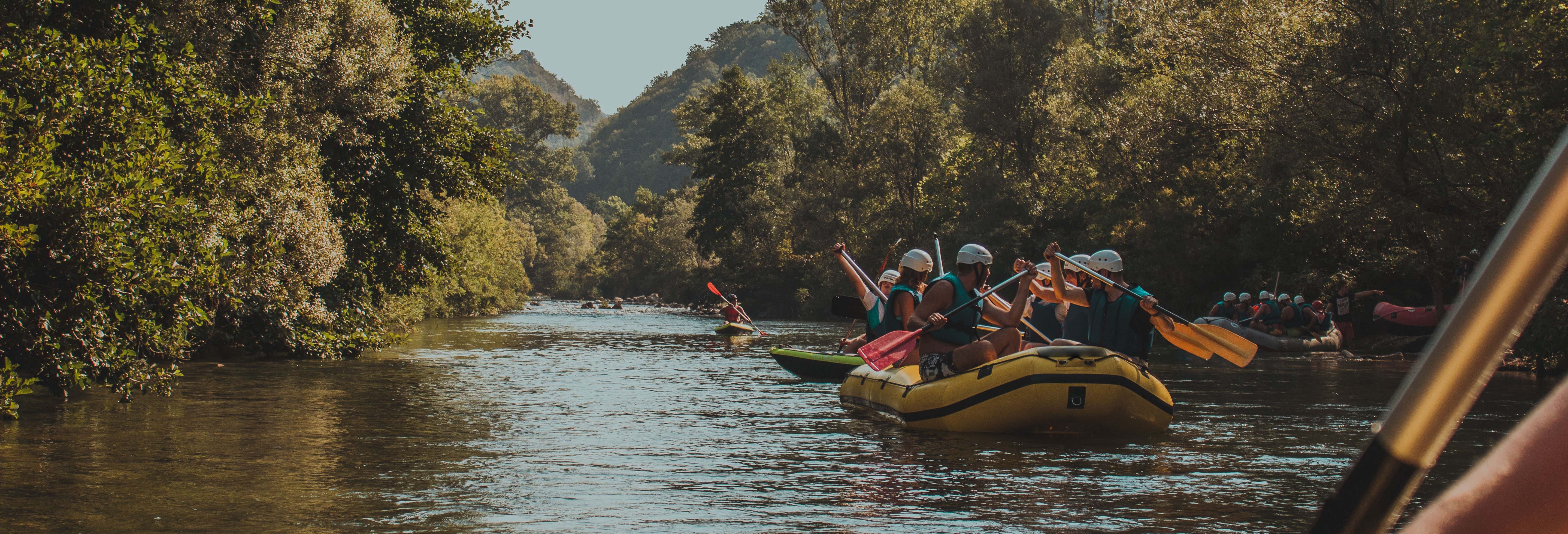 Rafting sul fiume Tay
