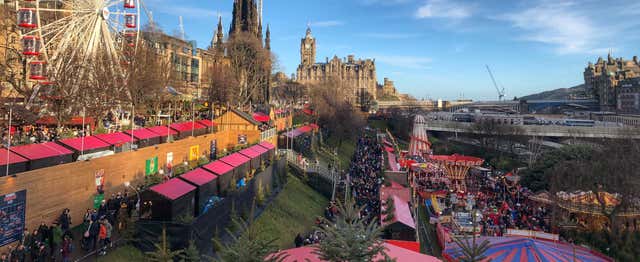 Visite de Noël dans Édimbourg