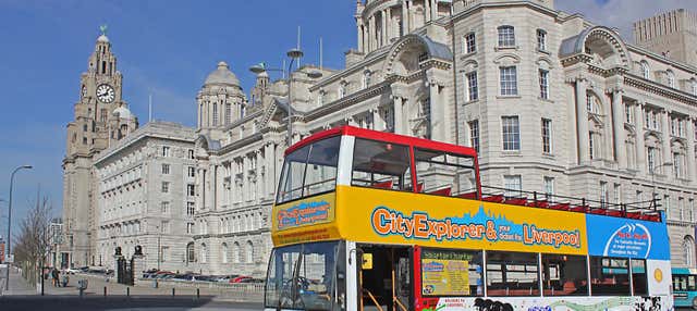 Giro in barca sul fiume Mersey + Autobus turistico di Liverpool