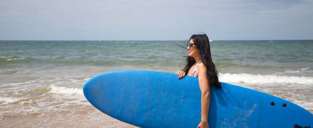 Surf et balade à cheval sur la plage Encuentro