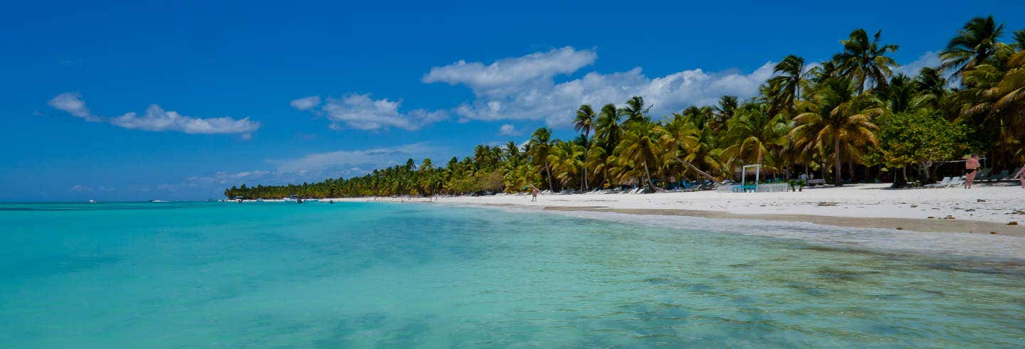 Excursão privada à ilha Saona de lancha