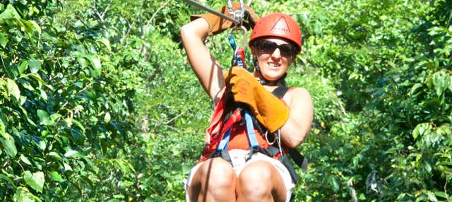 Zip line a Samaná