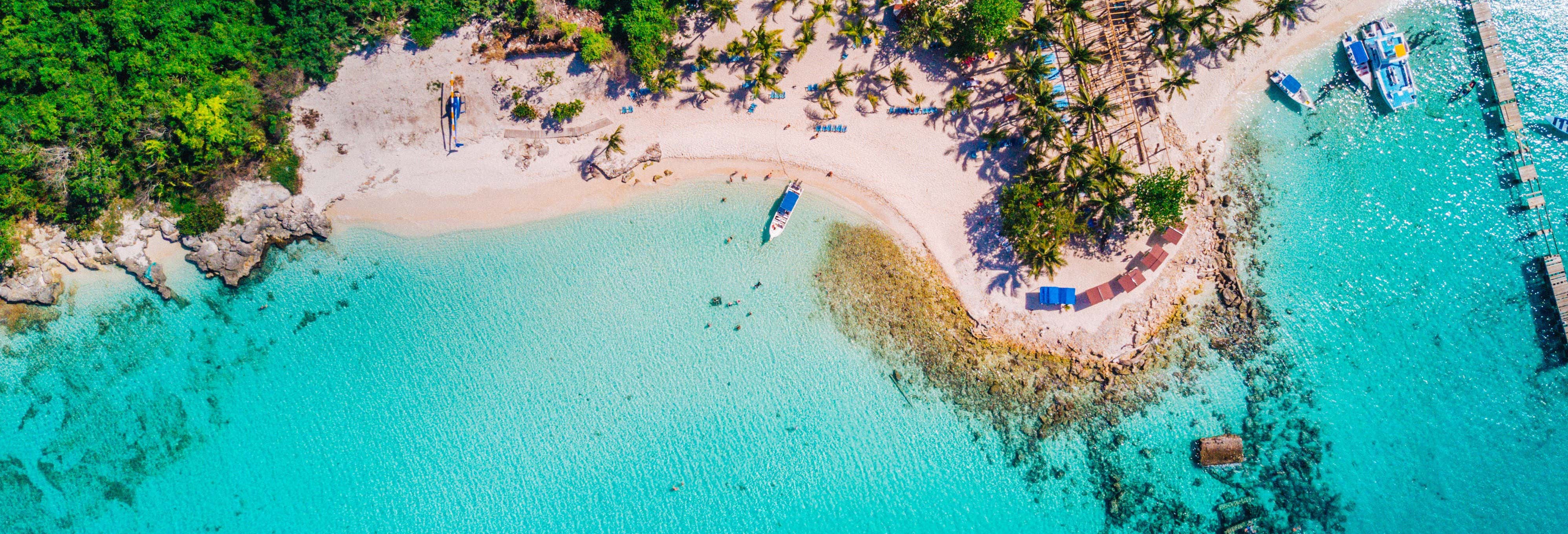 Escursione privata all’isola di Saona in motoscafo