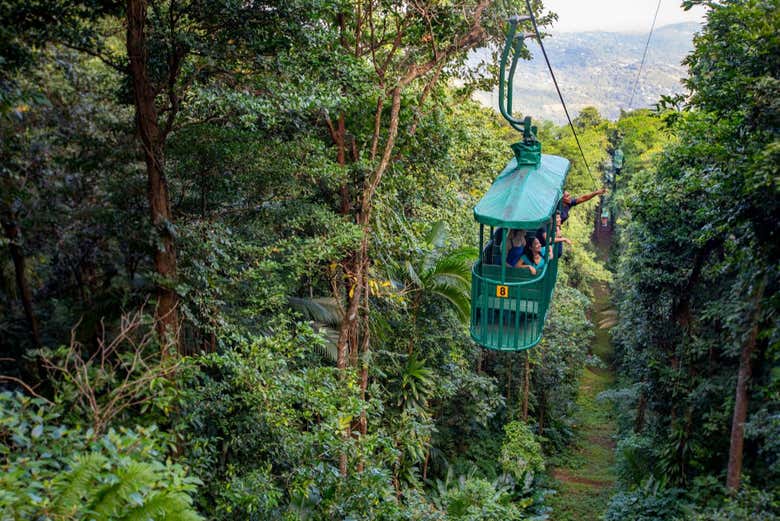 El tranvía aéreo en las alturas - El tranvía aéreo en las alturas