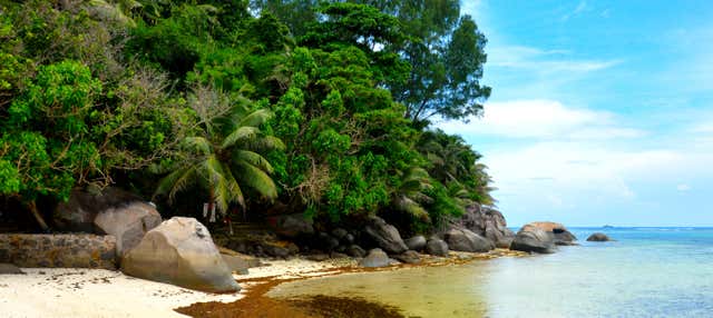 Escursione all'isola di Moyenne + Snorkeling e pranzo al ristorante Jolly Roger