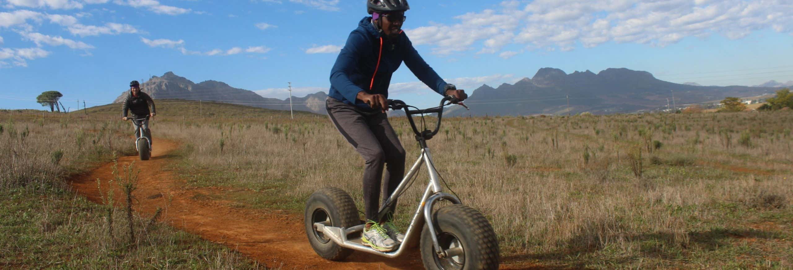 Tour di Stellenbosch in monopattino fuoristrada