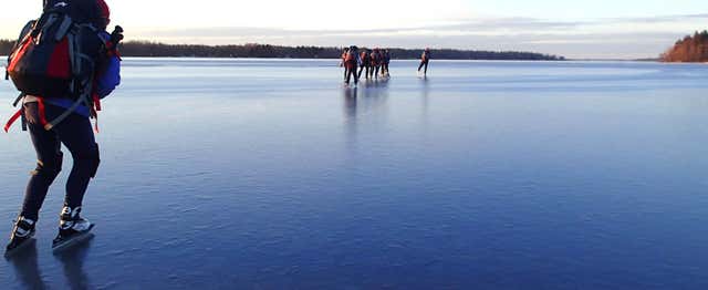 Leçon de patinage sur glace à Stockholm
