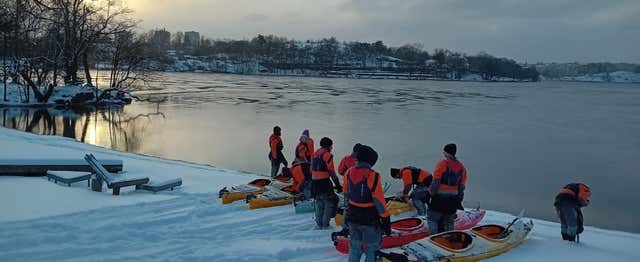 Balade en kayak sur le lac Mälaren