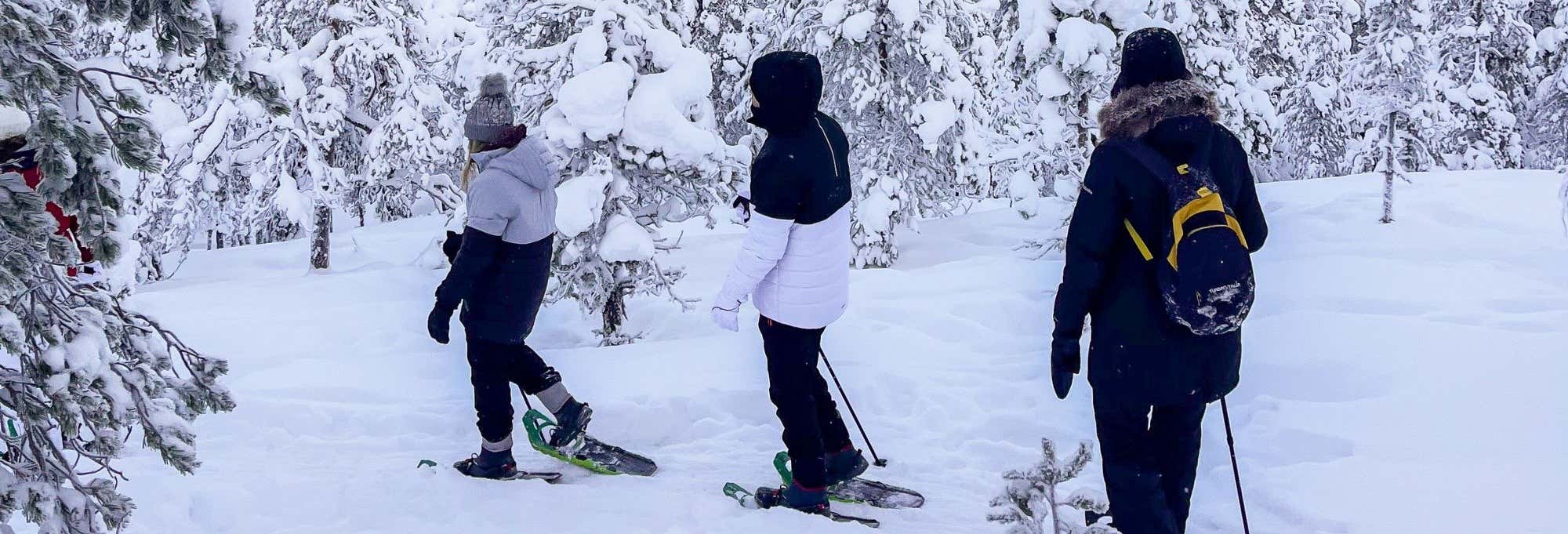 Passeggiata con racchette da neve a Luleå