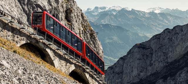 Treno a cremagliera del monte Pilatus