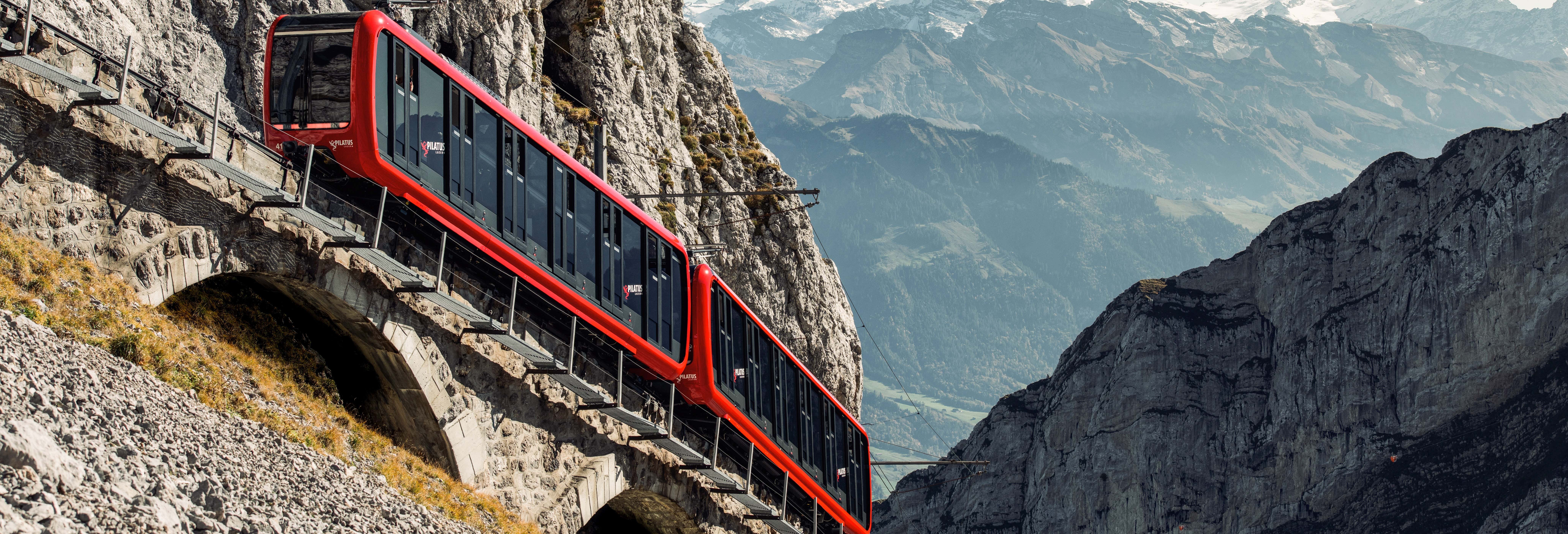 Mt. Pilatus Cogwheel Train