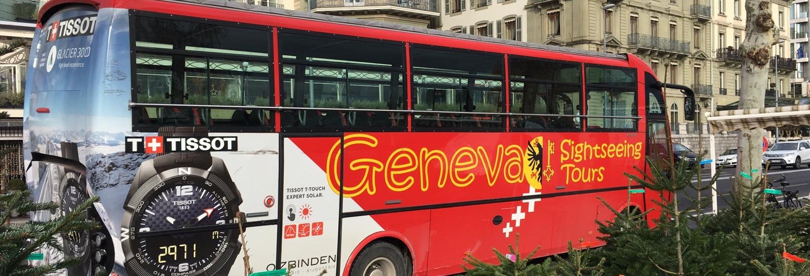 Ônibus e trem turístico de Genebra