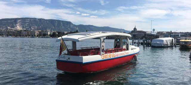 Giro in barca solare sul lago Lemano