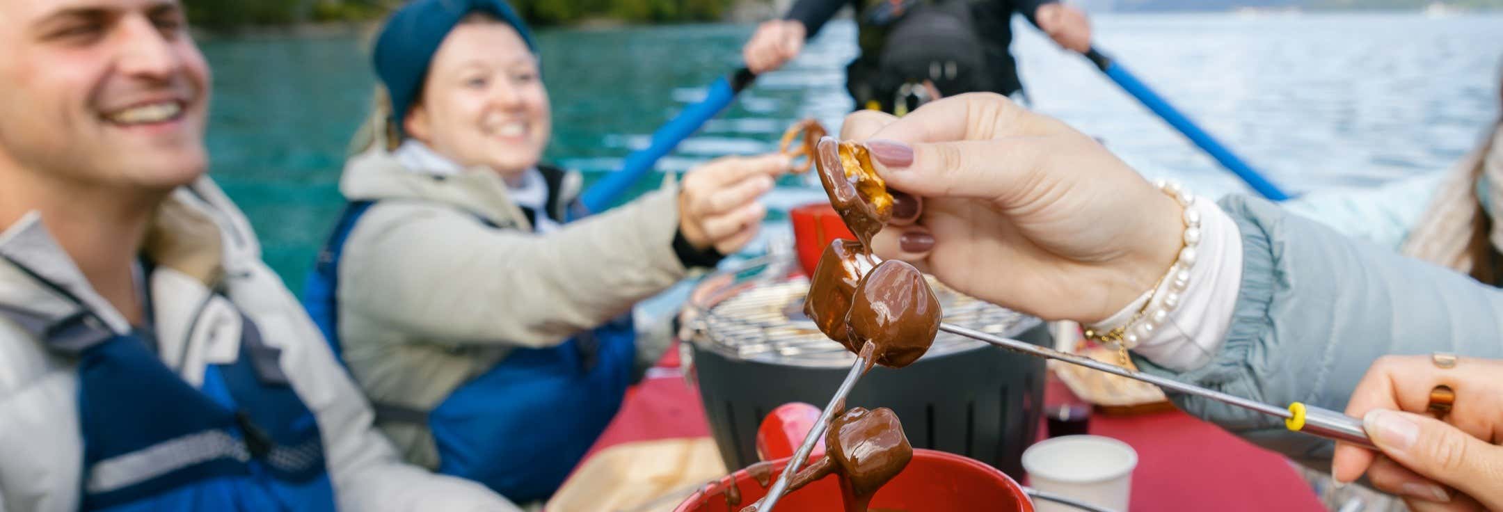Giro in barca sul lago Brienz con fonduta di cioccolato