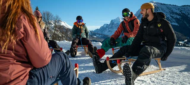 Giro in slitta alle Alpi Bernesi