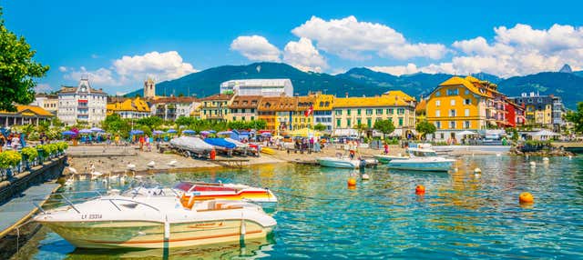 Giro in barca sul lago di Ginevra